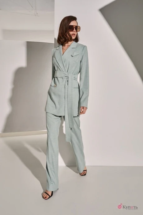 Брючный костюм Milmil 1051 Монреаль мята #1