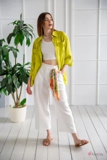 Рубашка Ivera Collection 5018 cалатовый