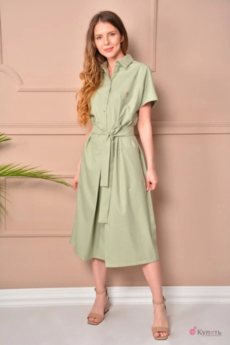 Платье LM ВИ3067 фисташка #1