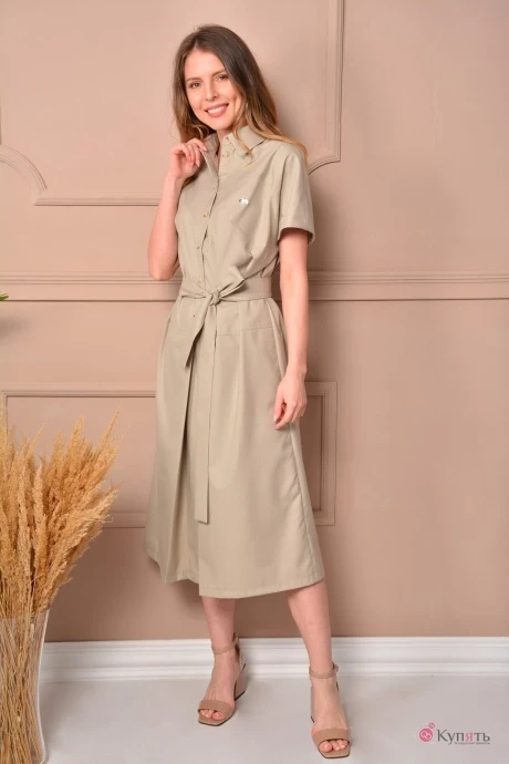 Платье LM ВИ3068 мокко #1