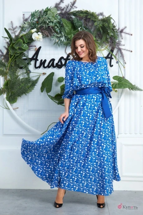 Платье *Распродажа Anastasia 573 василёк #1