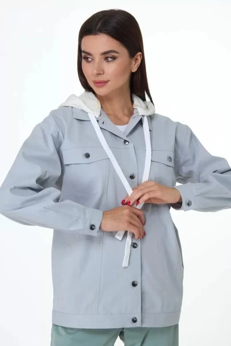 Джинсовая куртка Anelli 1042 циркон #1