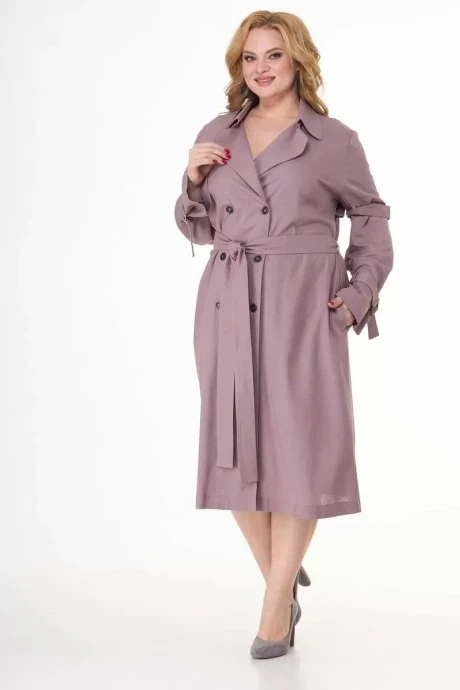 Платье Anelli 1029 фиолетовые тона #1