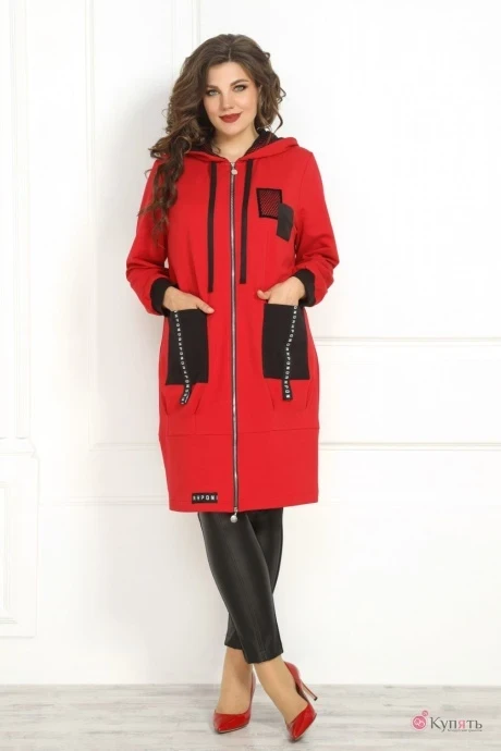 Жакет (пиджак) SolomeaLux 801_1 красный #1