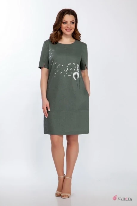 Платье *Распродажа ЛаКона 1372-1 хаки #1