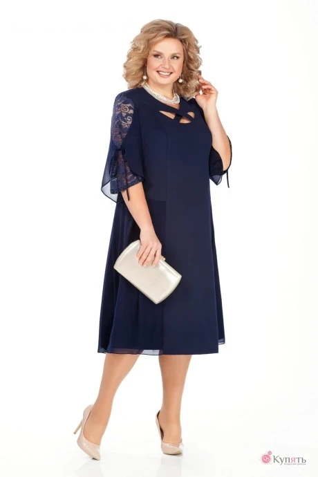 Платье УТИЛЬ Pretty 941 тёмно-синий #1