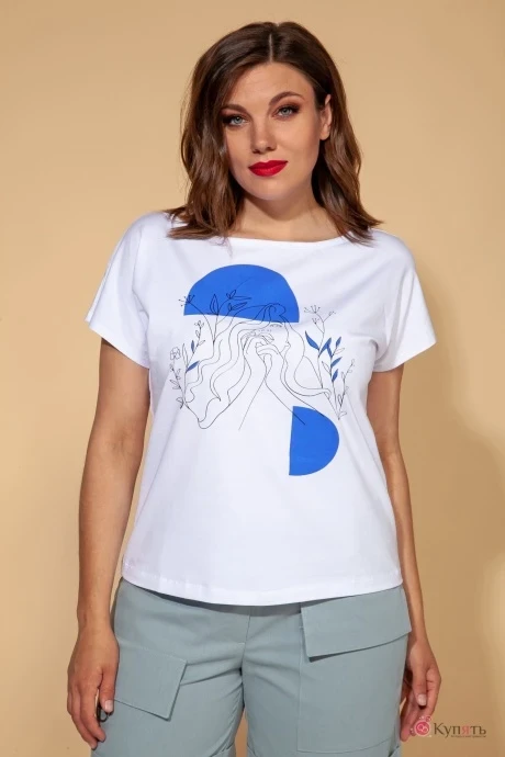 Футболка Rumoda 2021/5 бело-синий #1