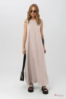 Платье УТИЛЬ PiRS 3364 серо-бежевый
