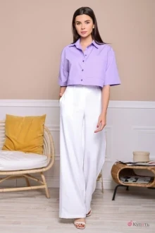 Брючный костюм УТИЛЬ AURA of the day 9028 костюм рубашка и брюки палаццо двойка