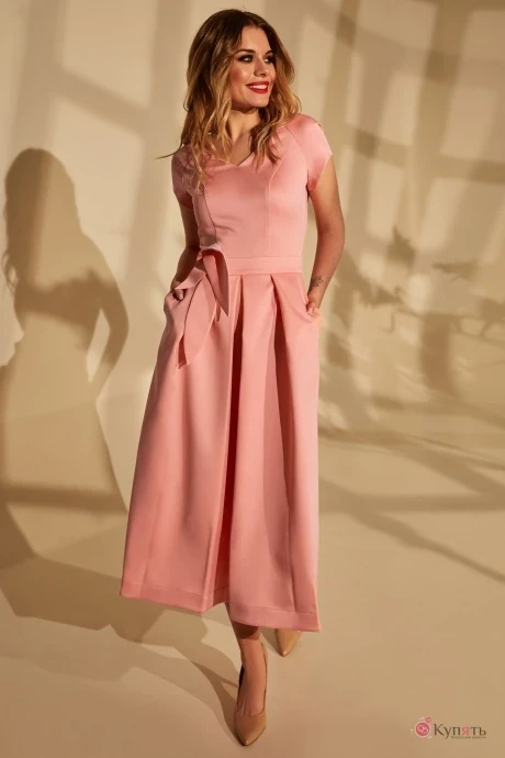 Платье *Распродажа Golden Valley 4666 розовая пудра #1