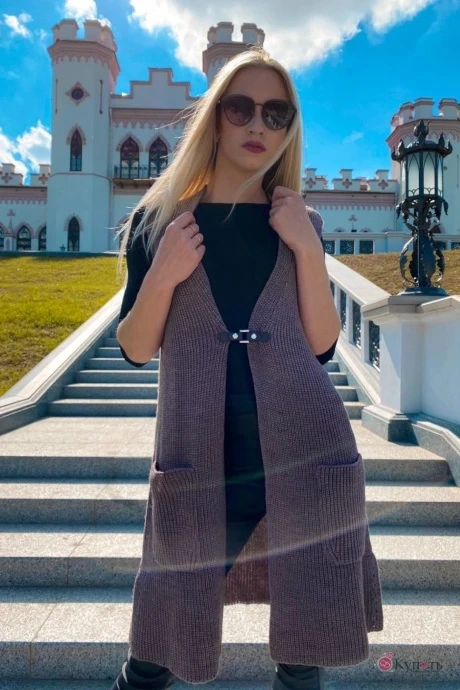 Жилетка Romgil ТЗ256 серо-коричневый #1