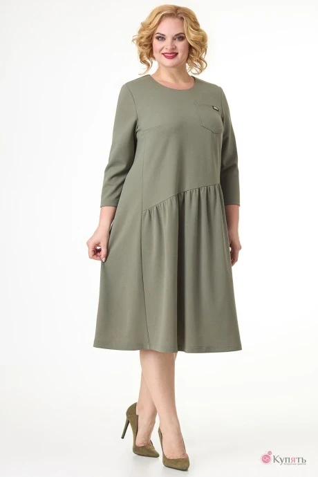 Платье ALGRANDA (Novella Sharm) 3769 олива #1