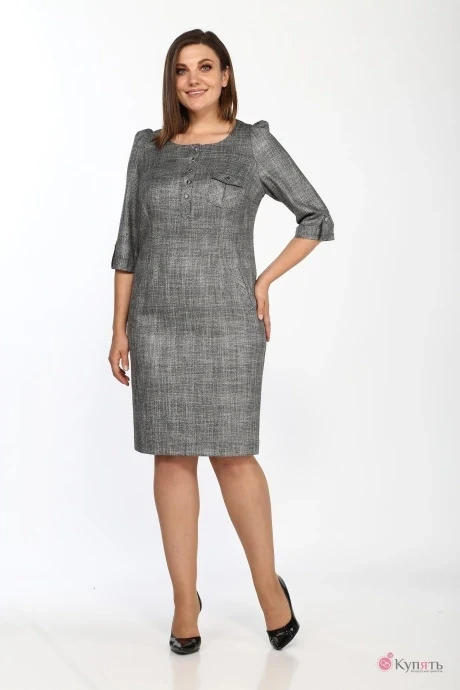 Платье Lady Style Classic 432/2 cерые тона #1