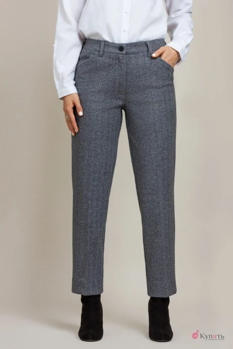Брюки Mirolia 951 серая ёлочка #1