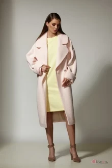 Пальто Rosheli 782 пудра 44-56