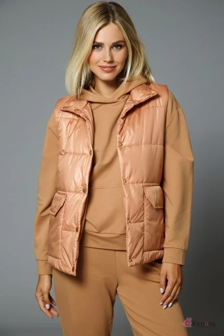 Жилетка DILIA 0518 Рыжий #1