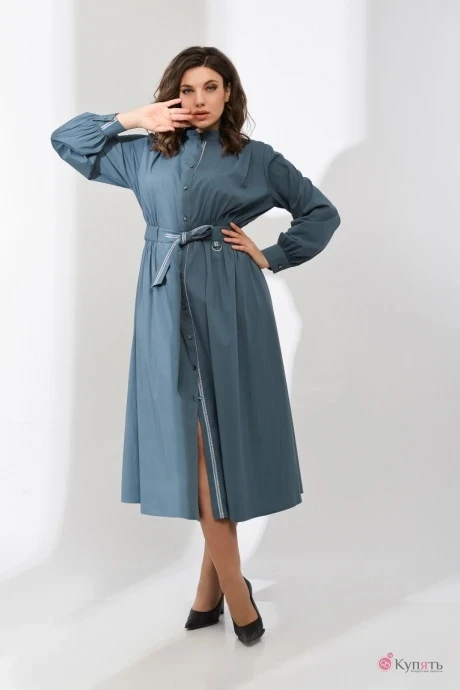 Платье Anna Majewska А247 морская волна #1