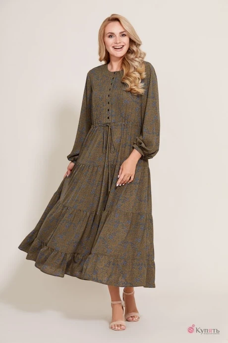 Платье *Распродажа Мублиз 581 хаки #1