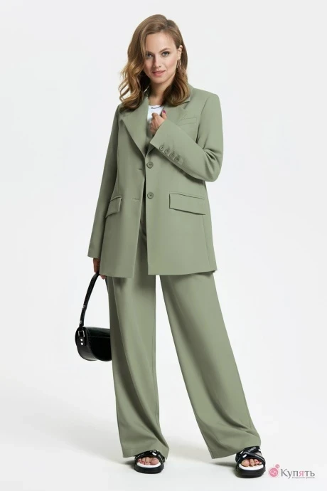 Брючный костюм *Распродажа TEZA 2660 хаки #1