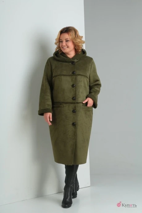 Пальто Diamant 1359 хаки #1