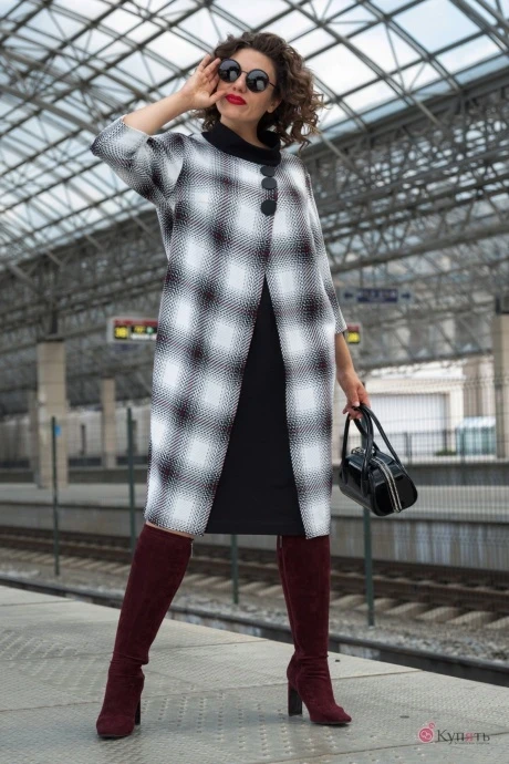 Платье Avanti 1234 черный/белый #1