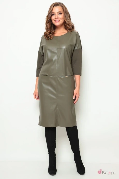 Платье Michel Chic 2068 хаки #1