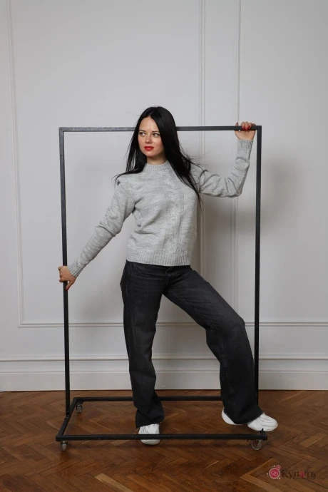 Джемпер (кофта) Romgil ТЗ504 светло-серый #1