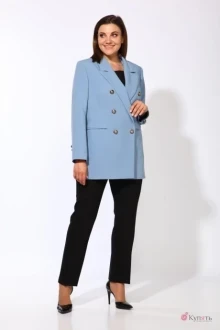 Жакет (пиджак) Карина Делюкс 9916/1 голубой