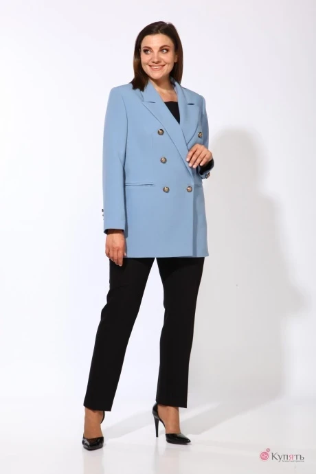 Жакет (пиджак) Карина Делюкс 9916/1 голубой #1