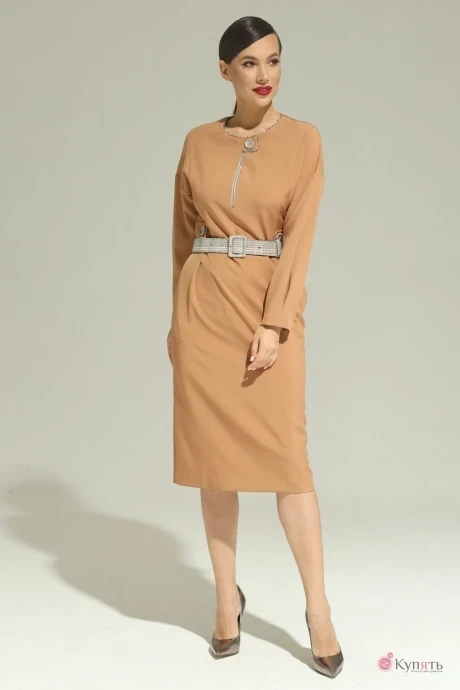 Платье Магия Моды 1947 карамель #1