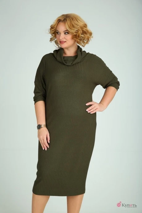 Платье Diamant 1724 олива #1