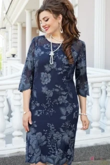 Платье Vittoria Queen 14813-1 темно-синий