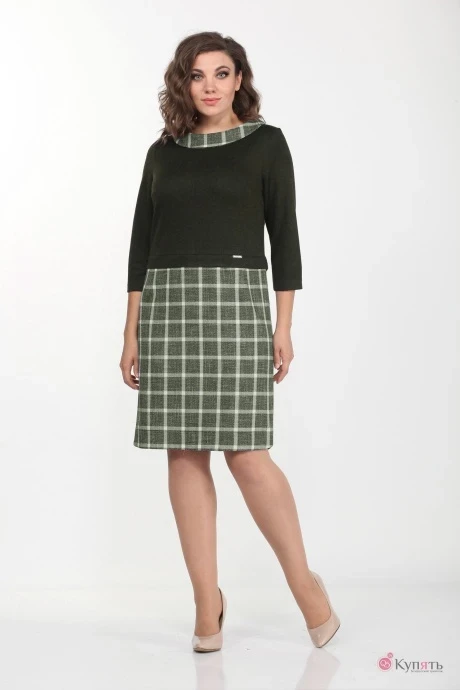 Платье Lady Style Classic 1447/1 Хаки #1