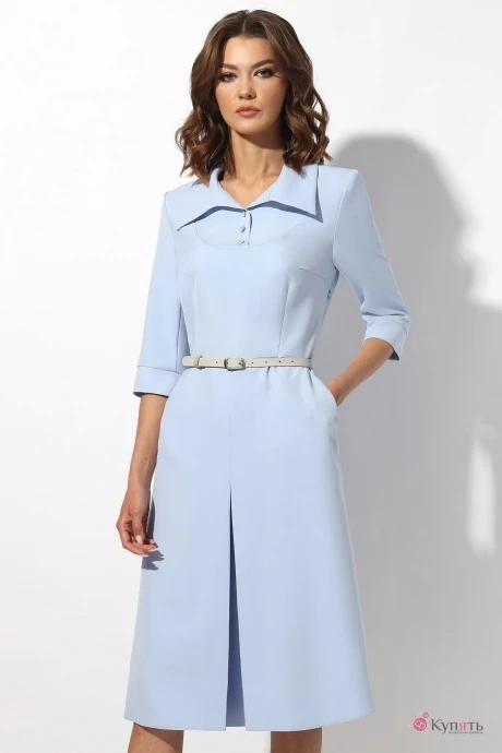 Платье МиА-Мода 1262-1 нежно-голубой #1