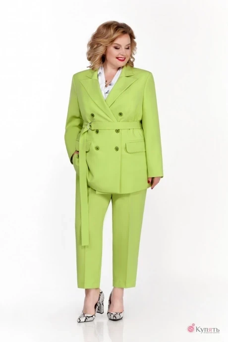 Брючный костюм *Распродажа Pretty 1213 салатовый #1