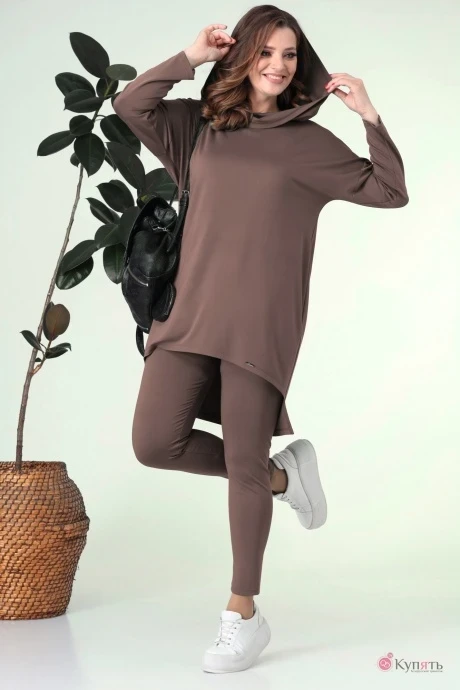 Спортивный костюм *Распродажа Anastasia 667 капучино #1