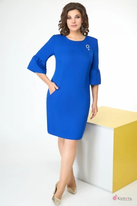 Платье Надин-Н 1935/1 синий #1