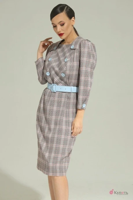 Платье Магия Моды 1978 клетка #1