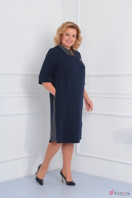 Платье *Распродажа Diamant 1462 темно-синий #1