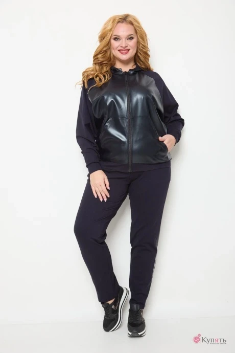 Брючный костюм Michel Chic 1194 чернильный, синий #1