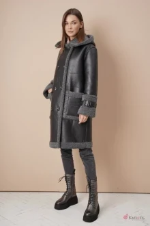 Пальто Fantazia Mod 4048 черная