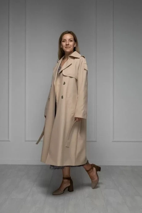 Двубортный тренч Anelli 1046 #1