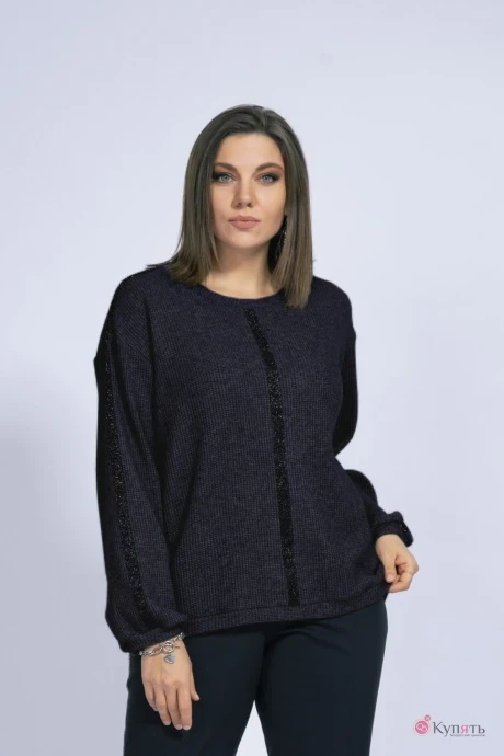 Джемпер (кофта) BegiModa 4015 темно-синий #1