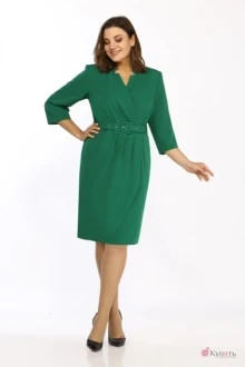 Платье Карина Делюкс 9950 изумрудный