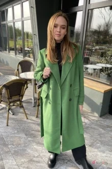 Пальто PUR PUR 11-001/2 зеленый