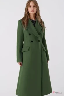 Пальто УТИЛЬ PiRS 3388 серо-зеленый