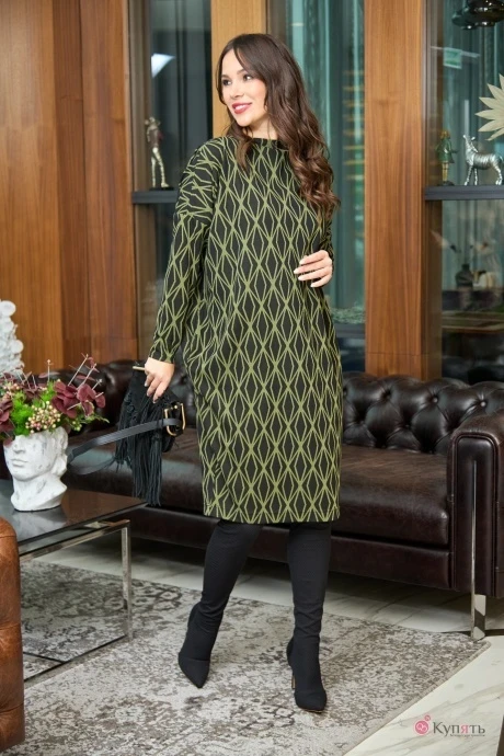 Платье Anastasia 725 горчица #1