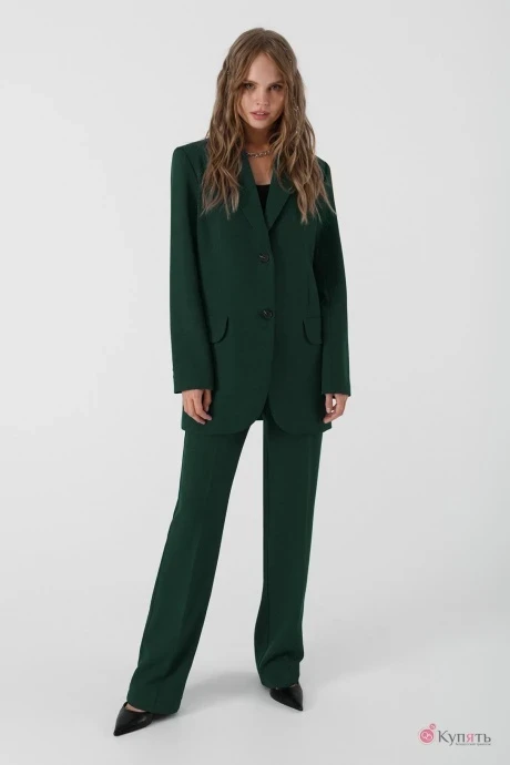 Брючный костюм УТИЛЬ PiRS 3433 изумрудный двойка #1