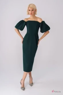 Платье УТИЛЬ PiRS 2247 изумрудный