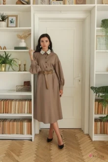 Платье *Распродажа Ладис Лайн 1377 кофе